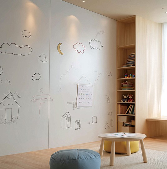 SPW49 Split Wood Interior Film in a real interior setting